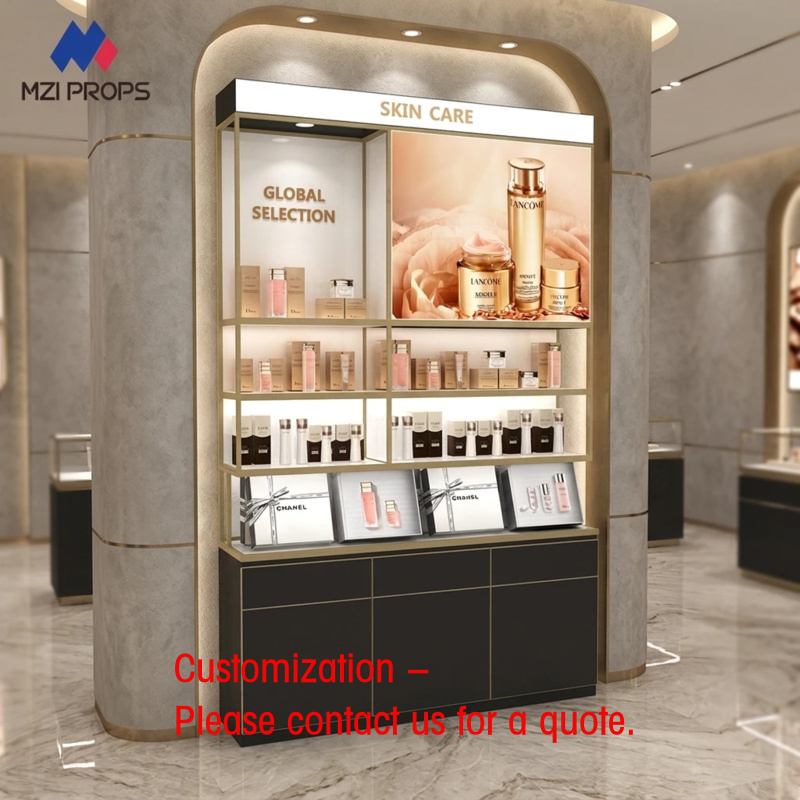 Luxury Skincare & Spa Photos - Espositore Cosmetico Personalizzato di Lusso con