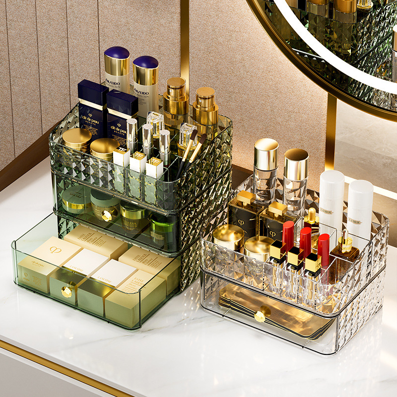 Luxury Skincare Box - Scatola Porta Cosmetici con Motivo a