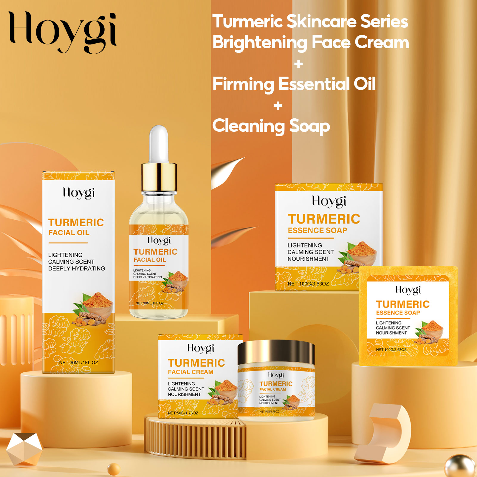 Luxury Skincare Set - Curcuma Olio Essenziale Per Il Viso