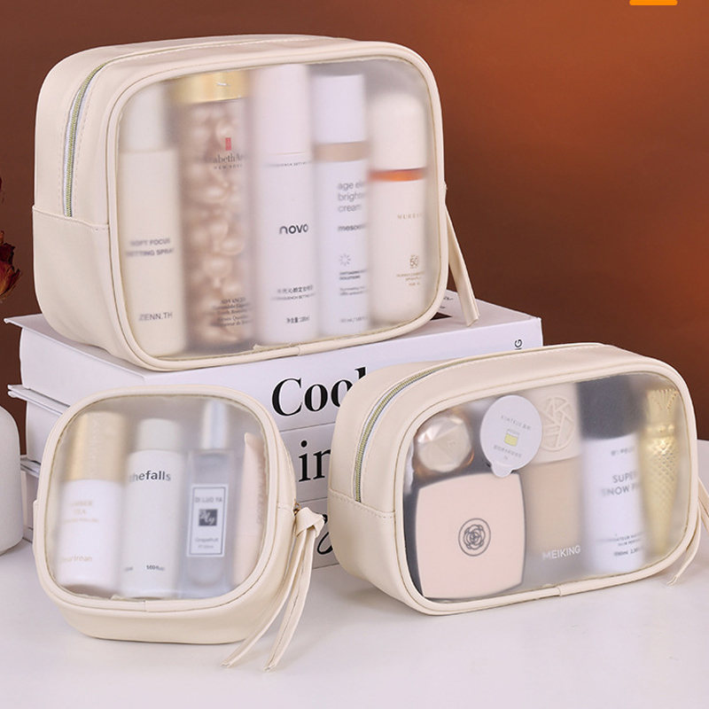 Luxury Skincare Box - Borsa per Cosmetici in PVC Opaco