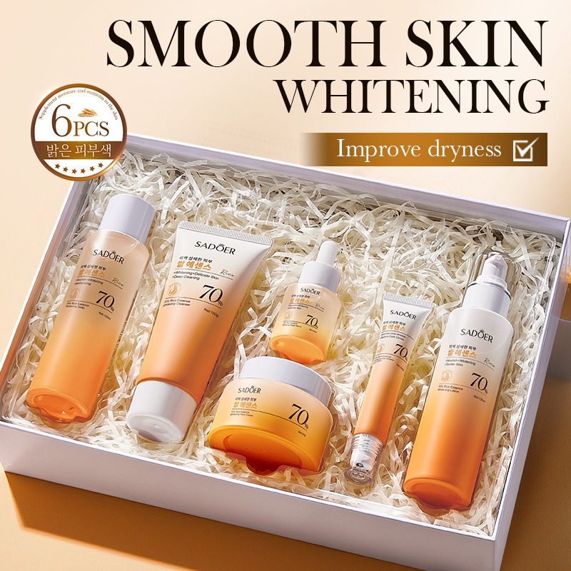 Luxury Skincare Set - 70% Riso Idratante Antirughe Cura Della
