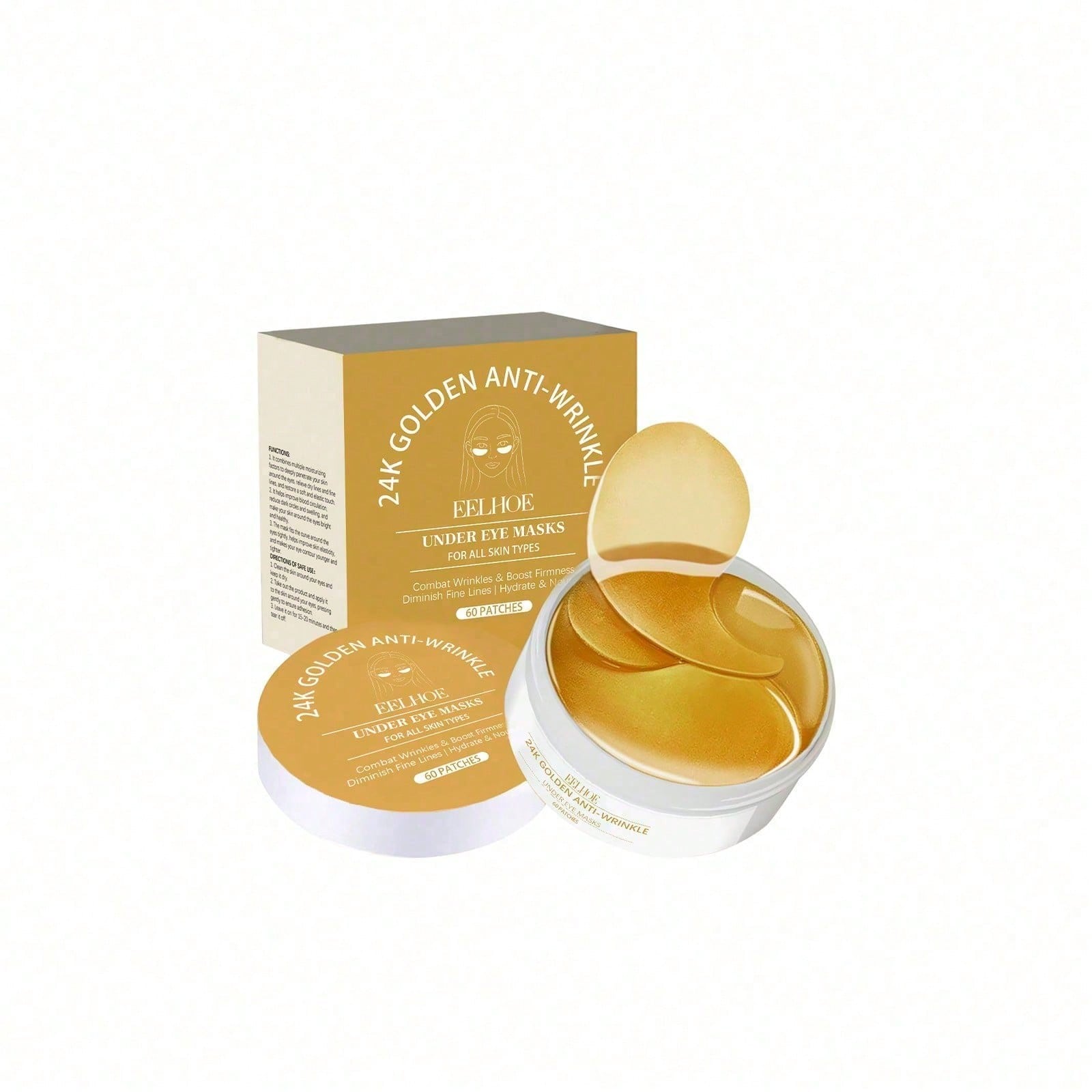 Luxury Skincare Lines - Maschera Occhi in Oro 24K, 60