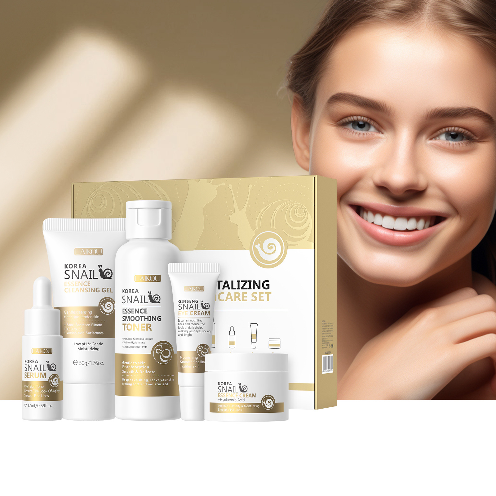 5 pz In Scatola Corea Lumaca S - Luxury Skincare Set recensione e prezzo
