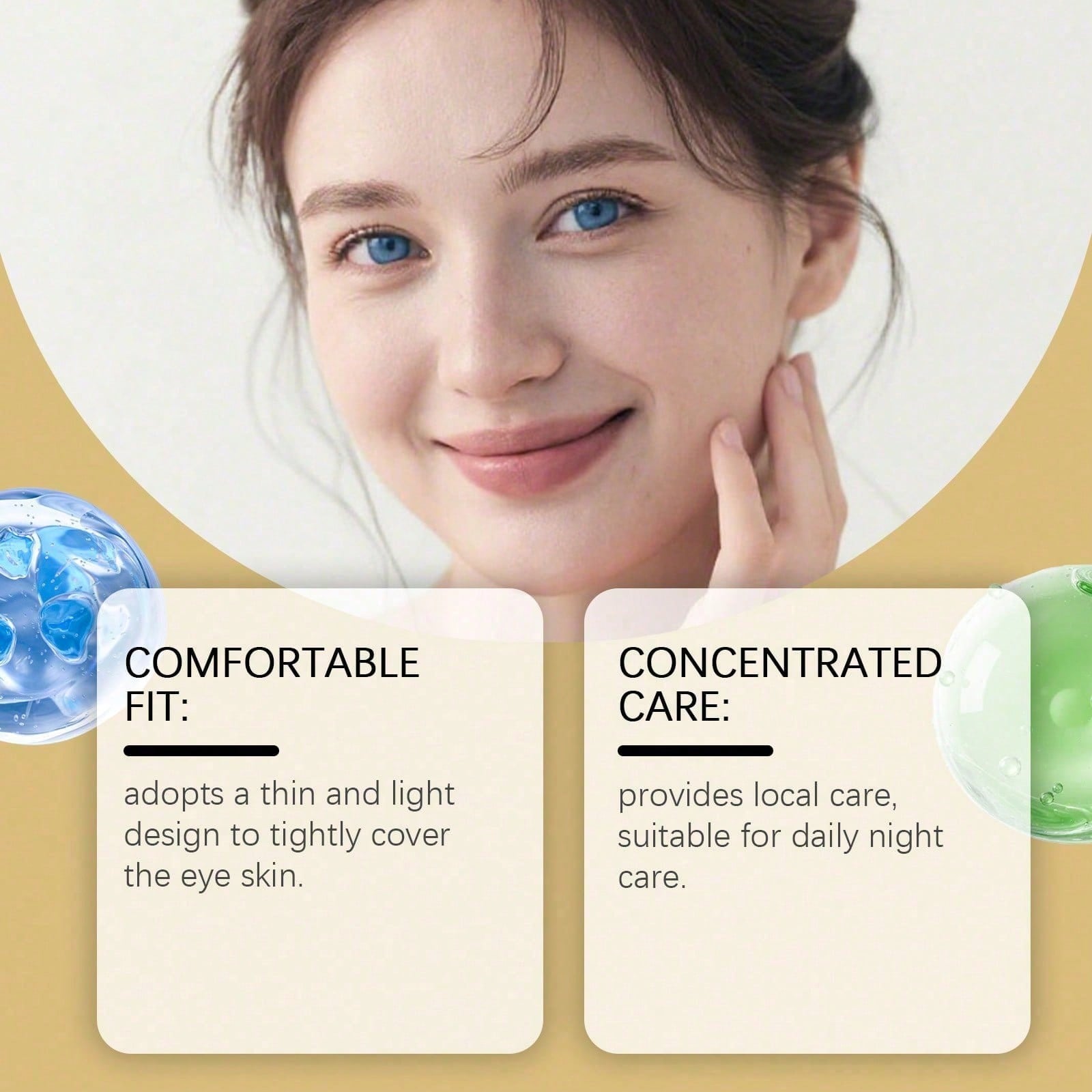 Maschera Occhi in Oro 24K, 60  - Luxury Skincare Lines recensione e prezzo